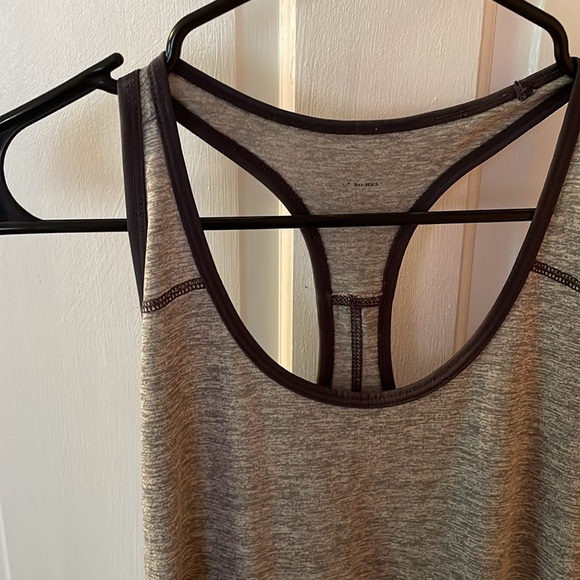 Bundle of BCG light teal and grey athletic racer back tanks - Picture 6 of 7